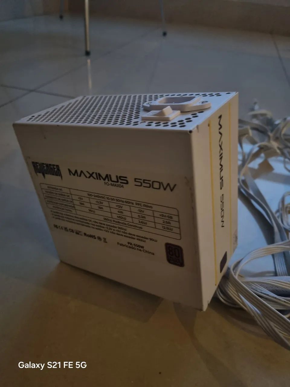 Fonte Revenger Maximus 550W  - Foto 3