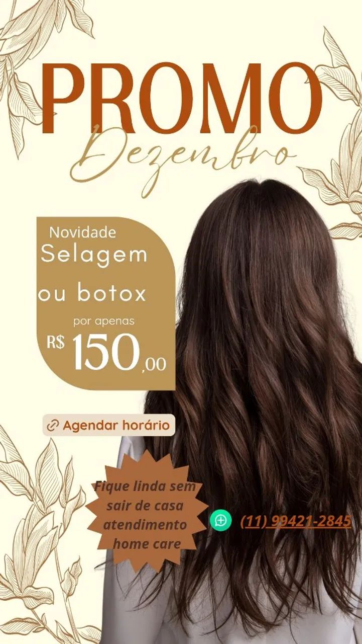 Selagem ou BOTOX apenas 150,00!!!!!