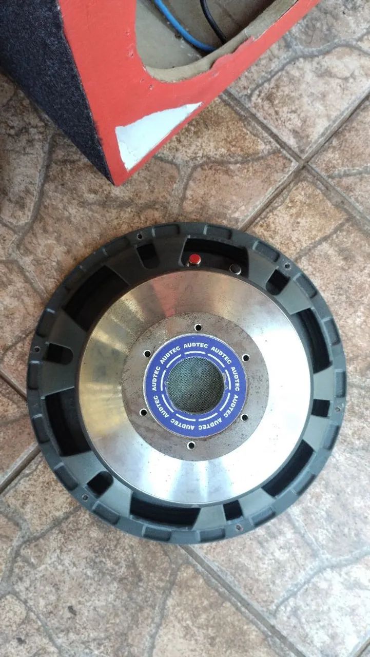 Vendo alto falante Audtec 3k de 15 polegadas  - Foto 3