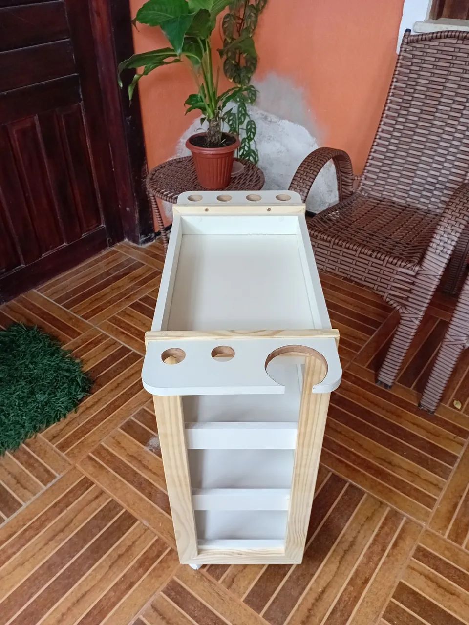 Carrinho Auxiliar com rodinhas - Foto 3