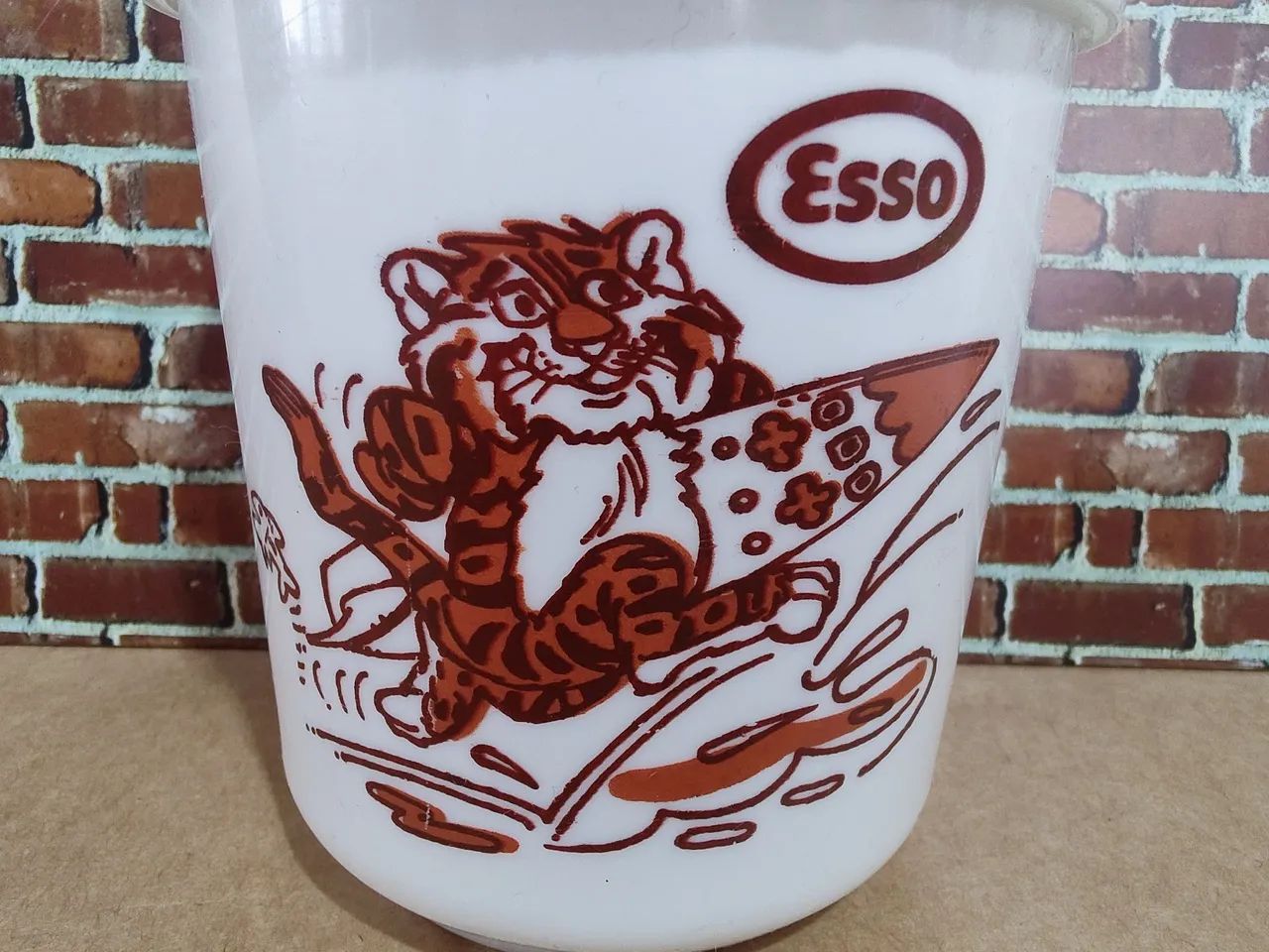 Antigo Copo Da Esso Tigrão Promocional Esso - Foto 2