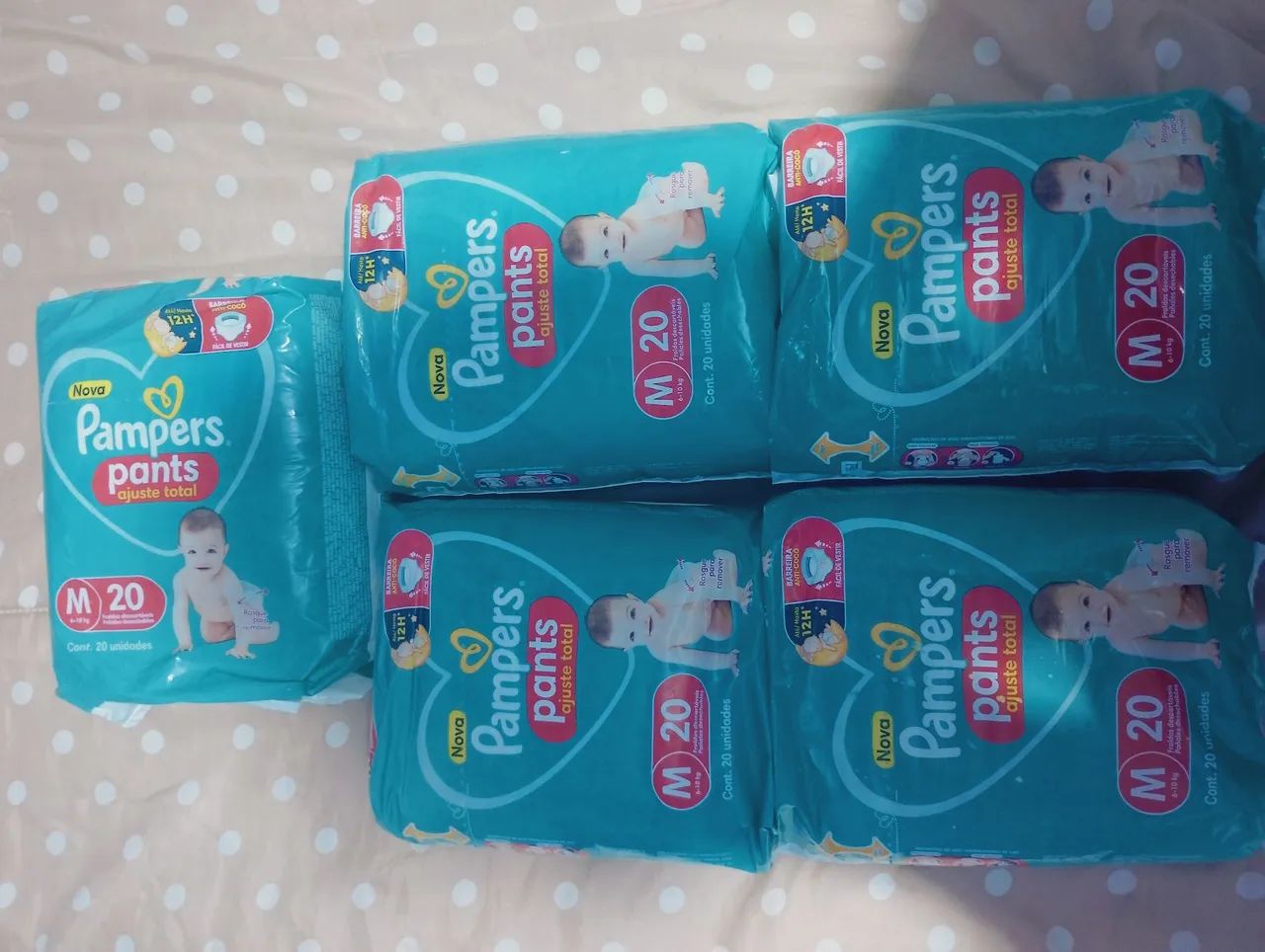 Fraldas Pampers Pants M - Foto 2