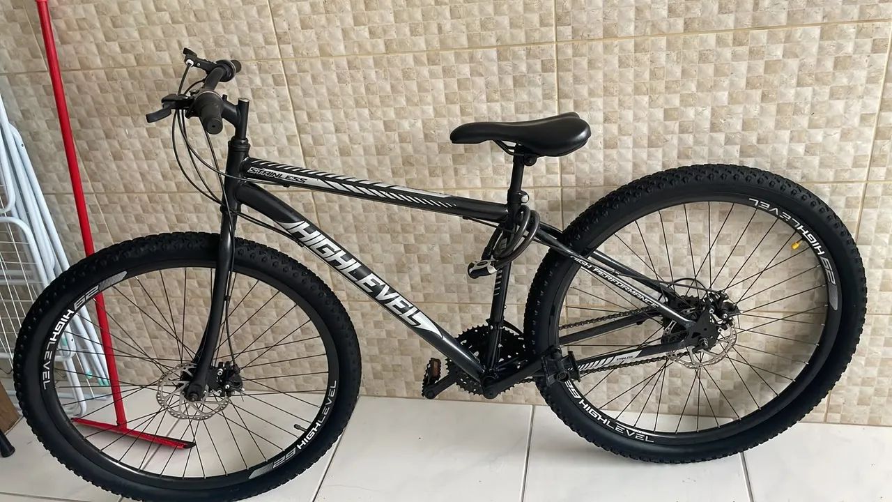Bicicleta Aro 29 Highlevel - 21 Marchas e Freio a Disco