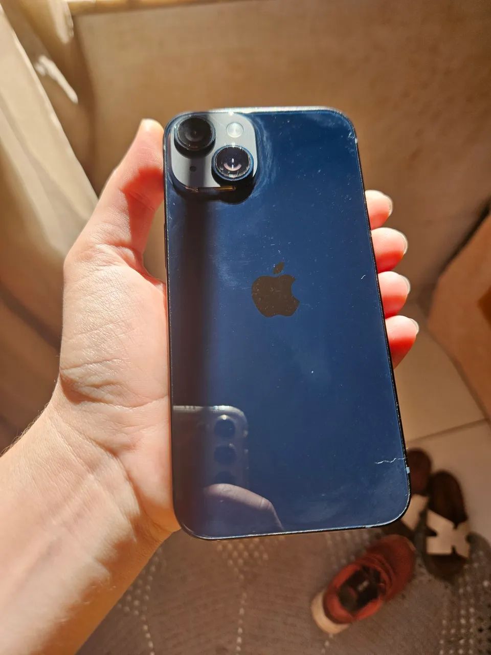Iphone 14 (128 gb) preto azulado - Foto 2