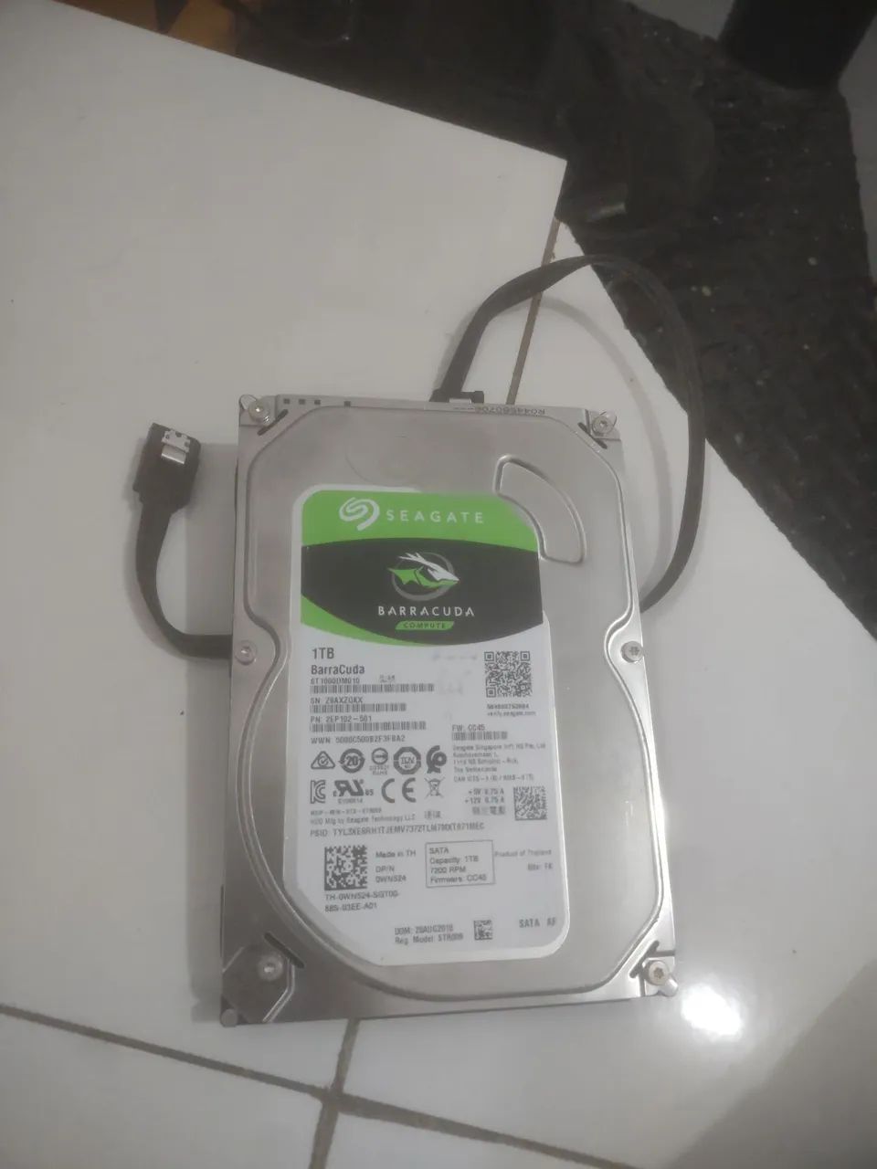 HD SEAGATE BARRACUDA 1 TB C/ CABO SATA
