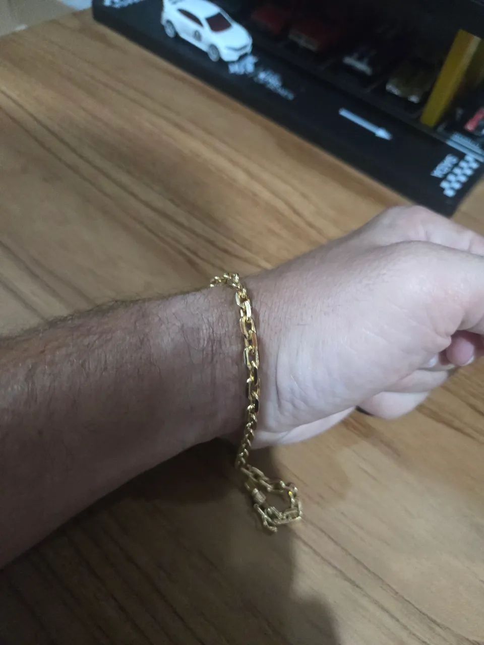 Pulseira banhada a ouro 5mm