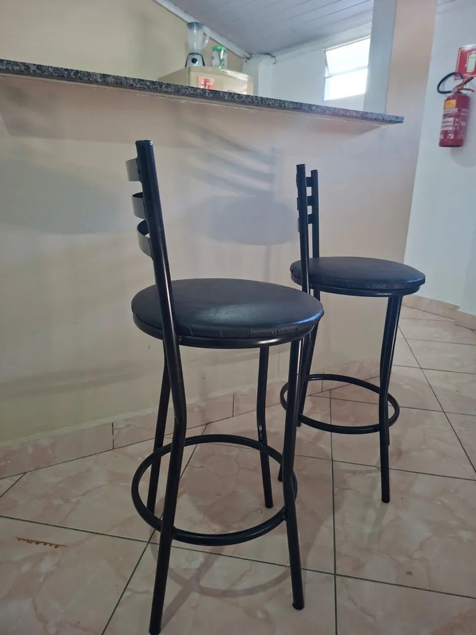 Banqueta preta alta  - Foto 4