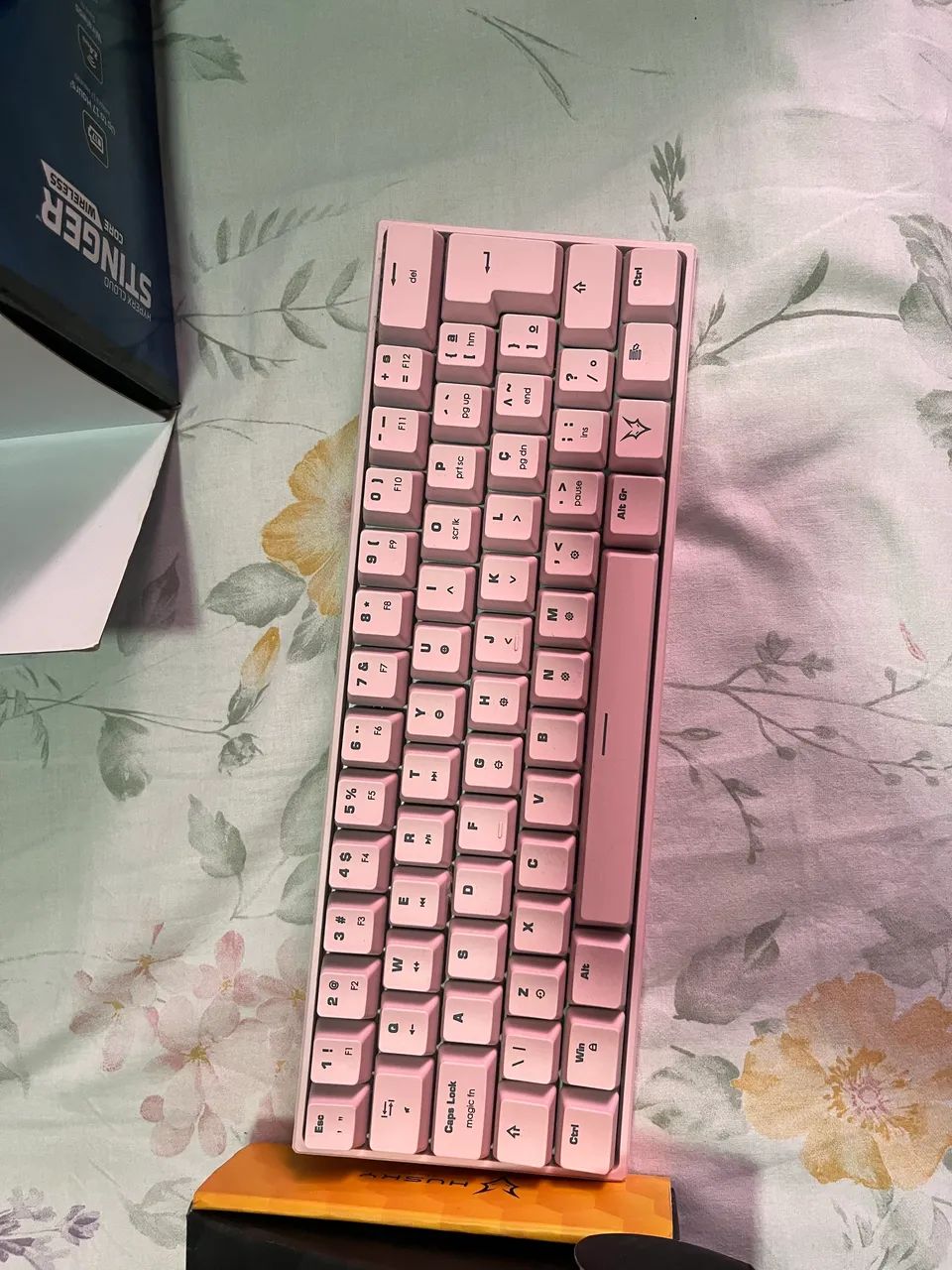 Teclado mecânico rosa  - Foto 2