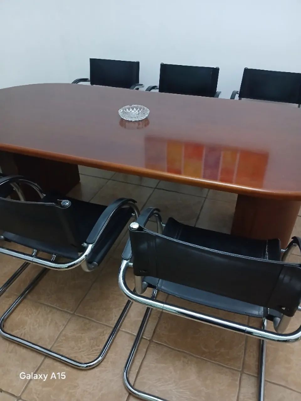 Mesa de reunião para escritório com 6 cadeiras