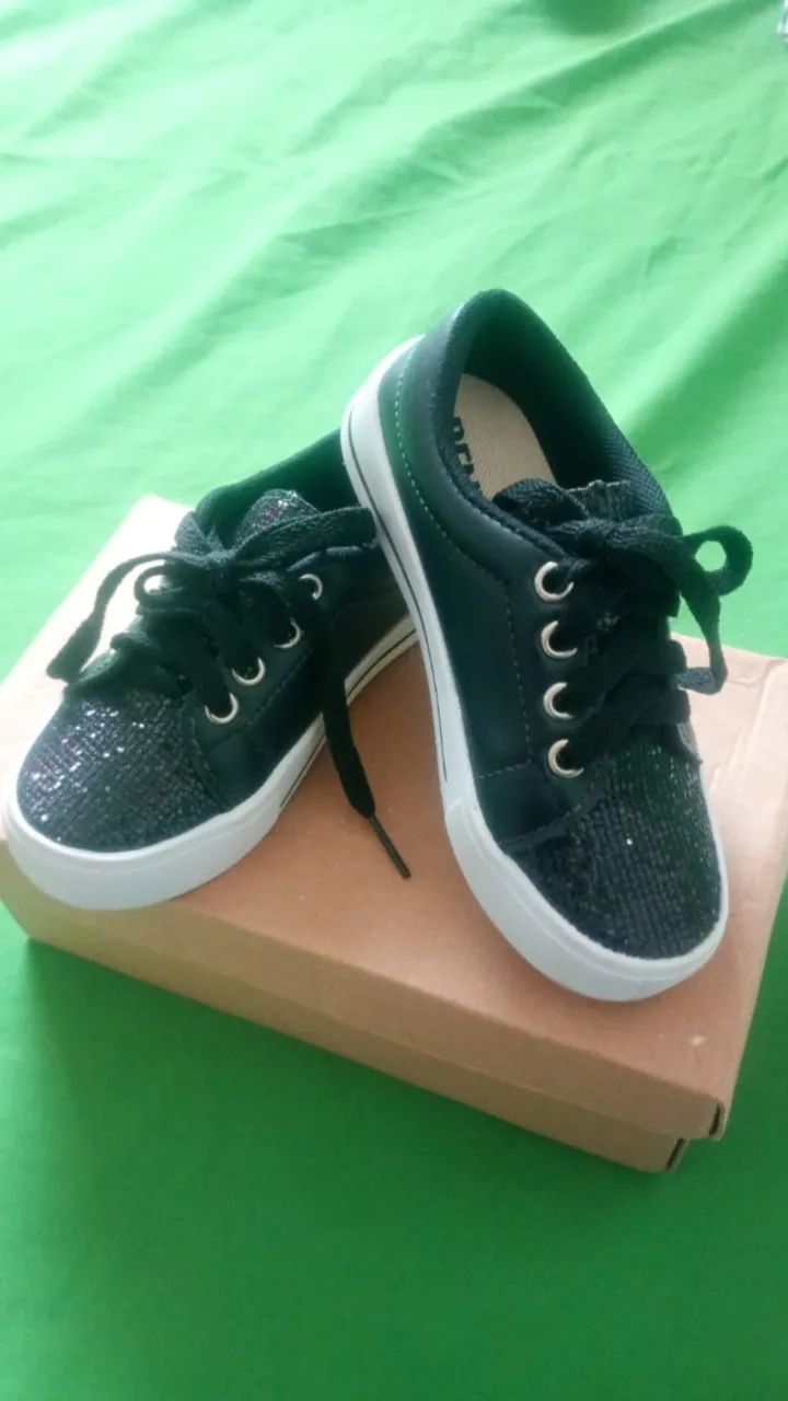 Tênis infantil preto 