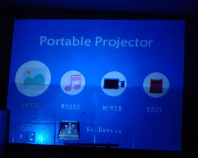 Mini Projetor Led H80 - 1080p, Compacto E Portátil  - Foto 5