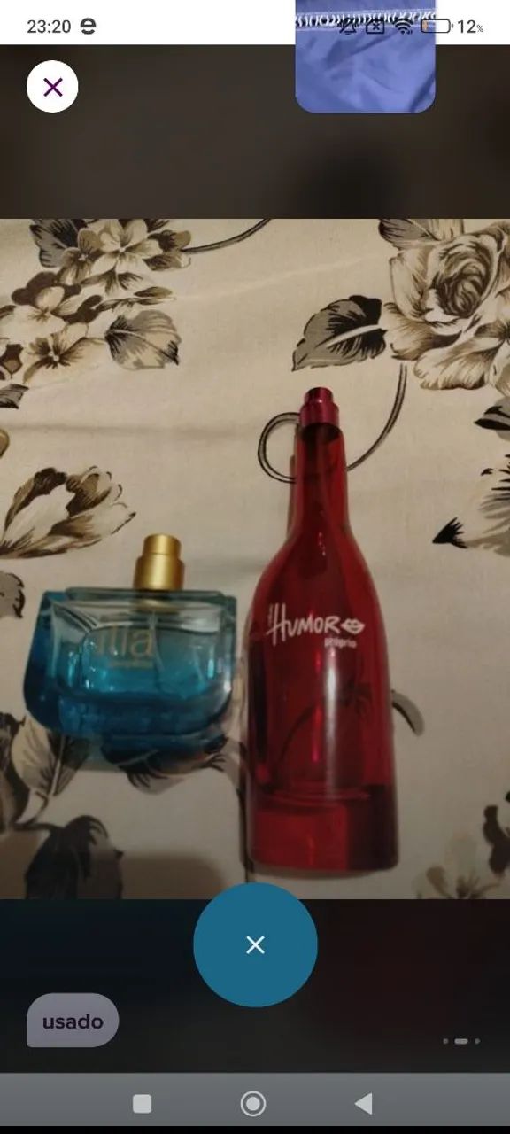 Frascos vazios de perfumes Ília e Humor  - Foto 2