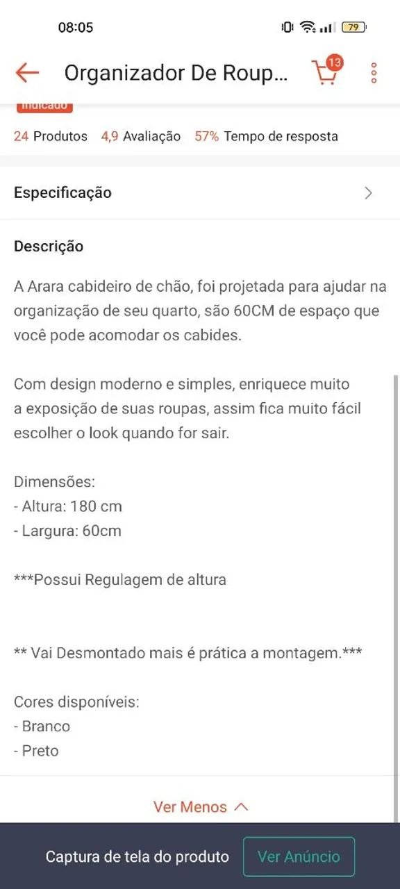 Arara de roupas - Foto 3