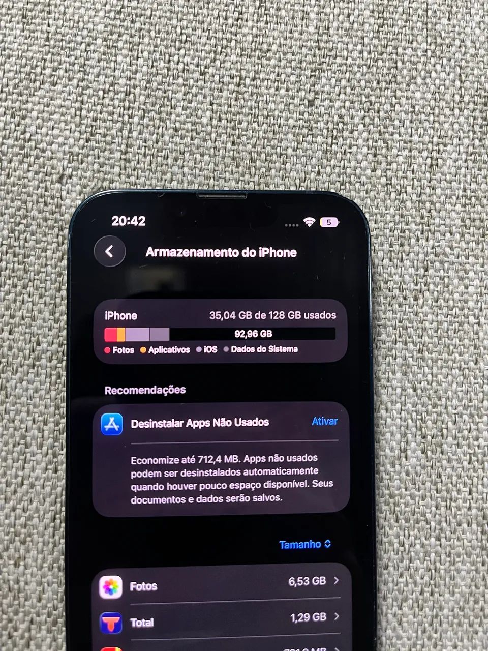 Vendo iPhone 13 128GB Usado em bom estado - Foto 3