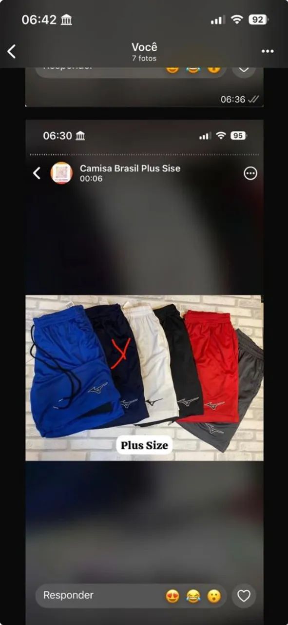 short dry fit 2 em 1 plus sizes - Foto 3