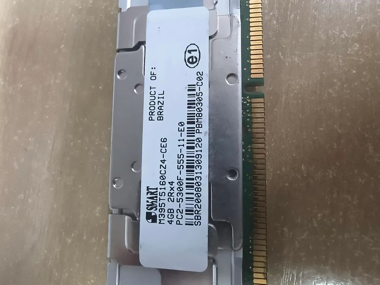 Kit 4 Memórias SMART 4GB DDR2 ECC FB-DIMM PC2-5300F Servidor - Foto 2
