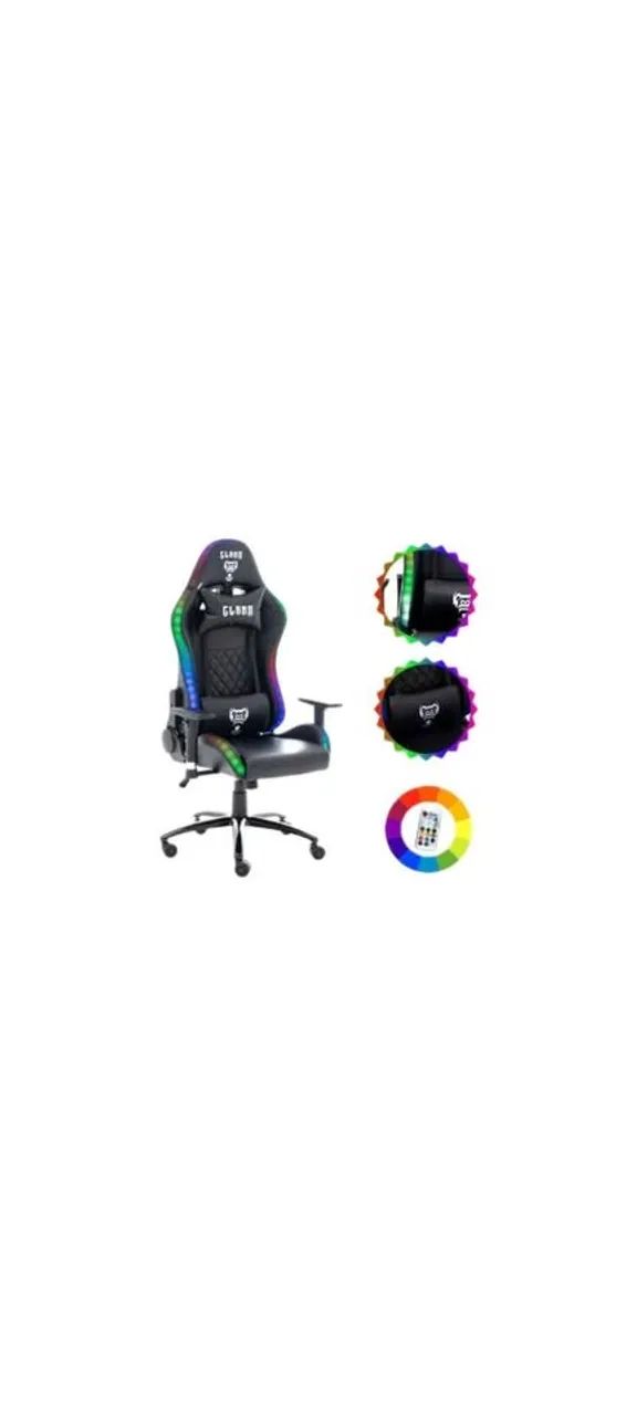 Cadeira Gamer King Black Rgb - Clanm - Foto 6