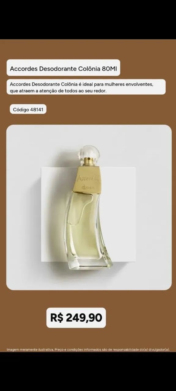 Perfume Accordes O Boticário 