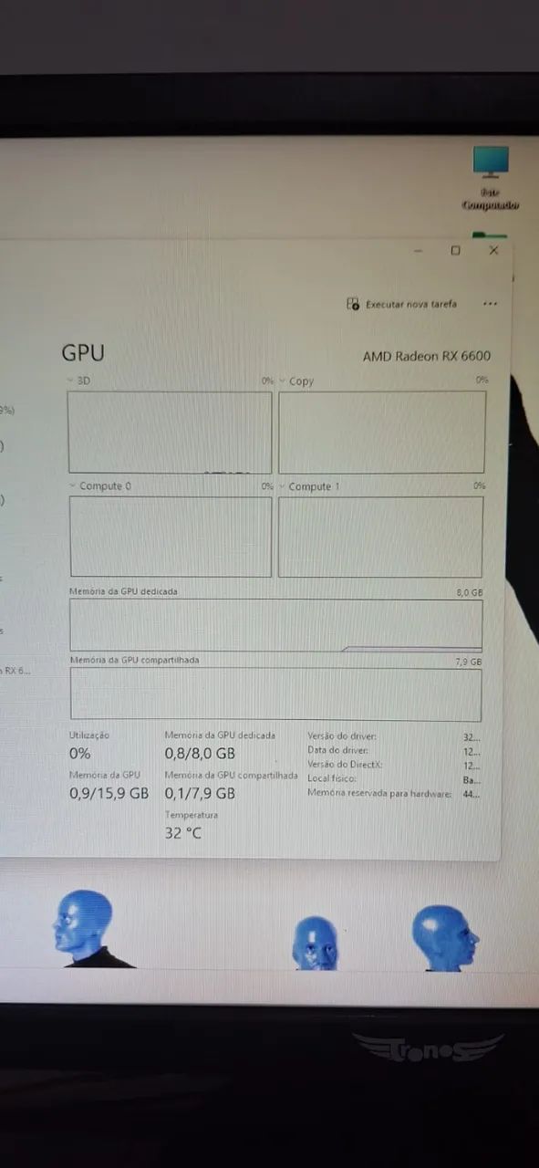 RX 6600 ASrock, ótimo estado - Foto 4