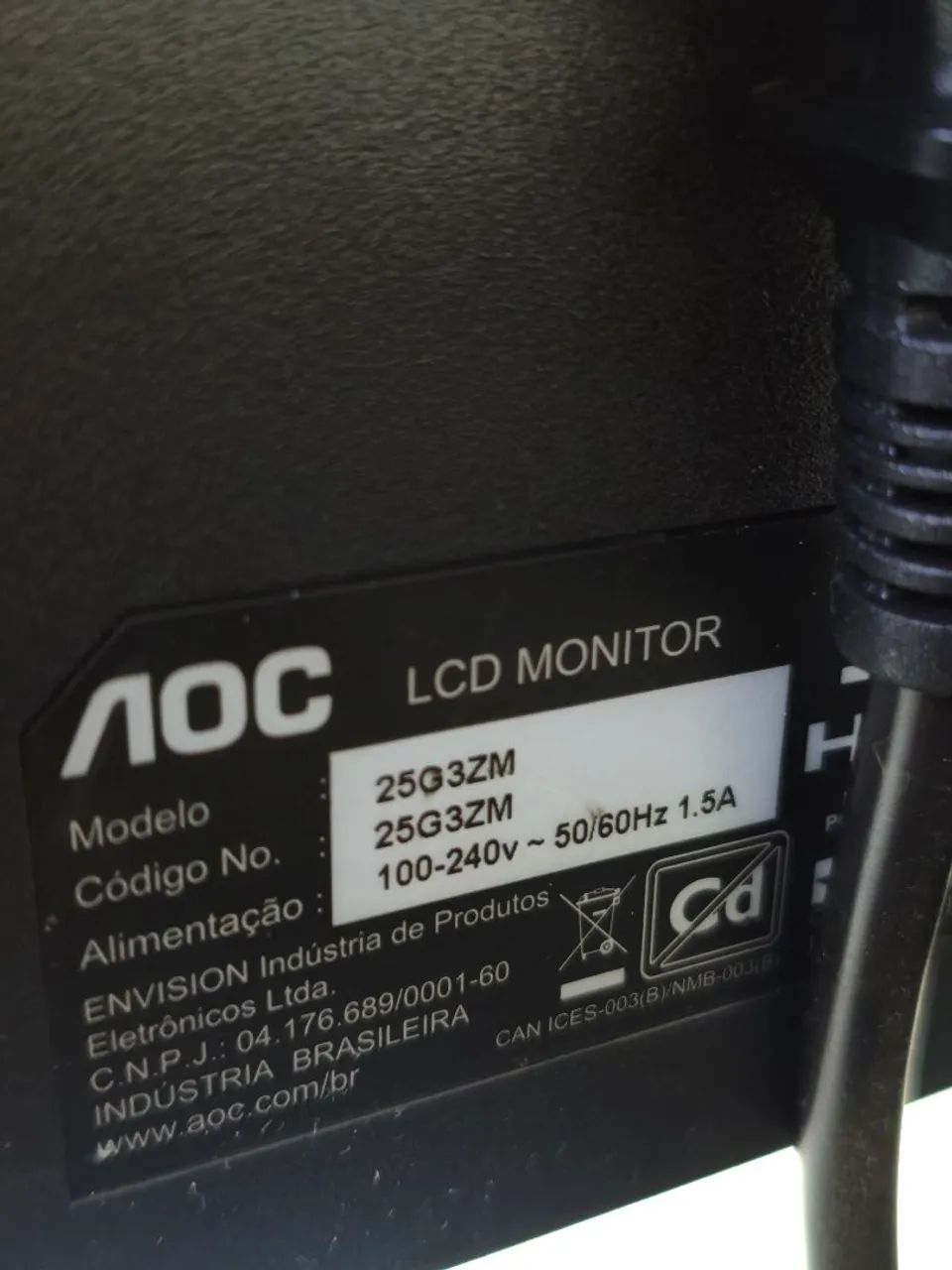 Monitor 24pl 240hz aoc - Foto 3