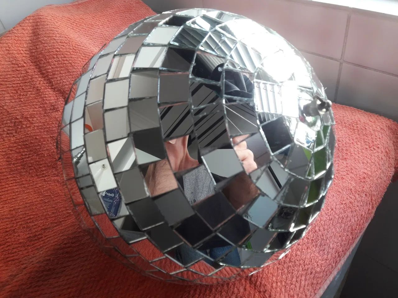 GLOBO ESPELHADO 30cm COM MOTOR "Festas, DJ" - Foto 4