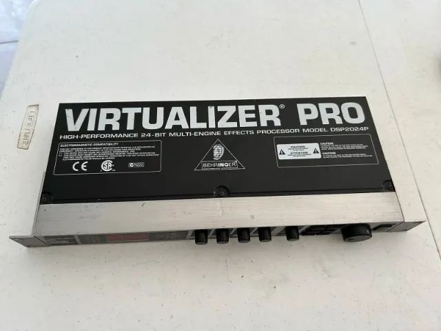 Behringer V Processador De Efeitos Virtualizer Pro DSP2024P 24-Bit Multi-Engine Effects - Foto 3
