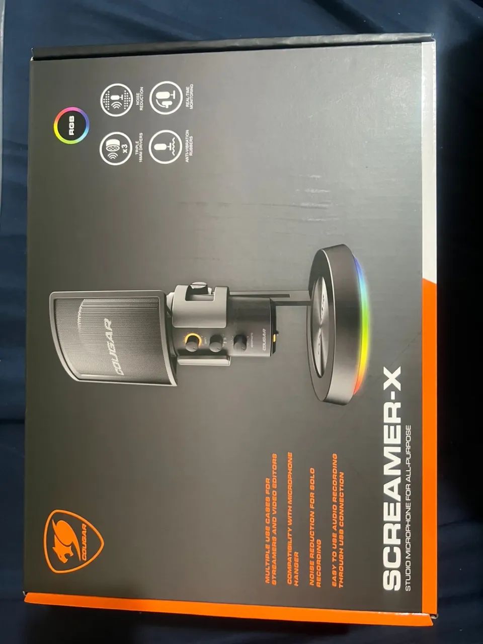 MICROFONE COUGAR SCREAMER X LACRADO