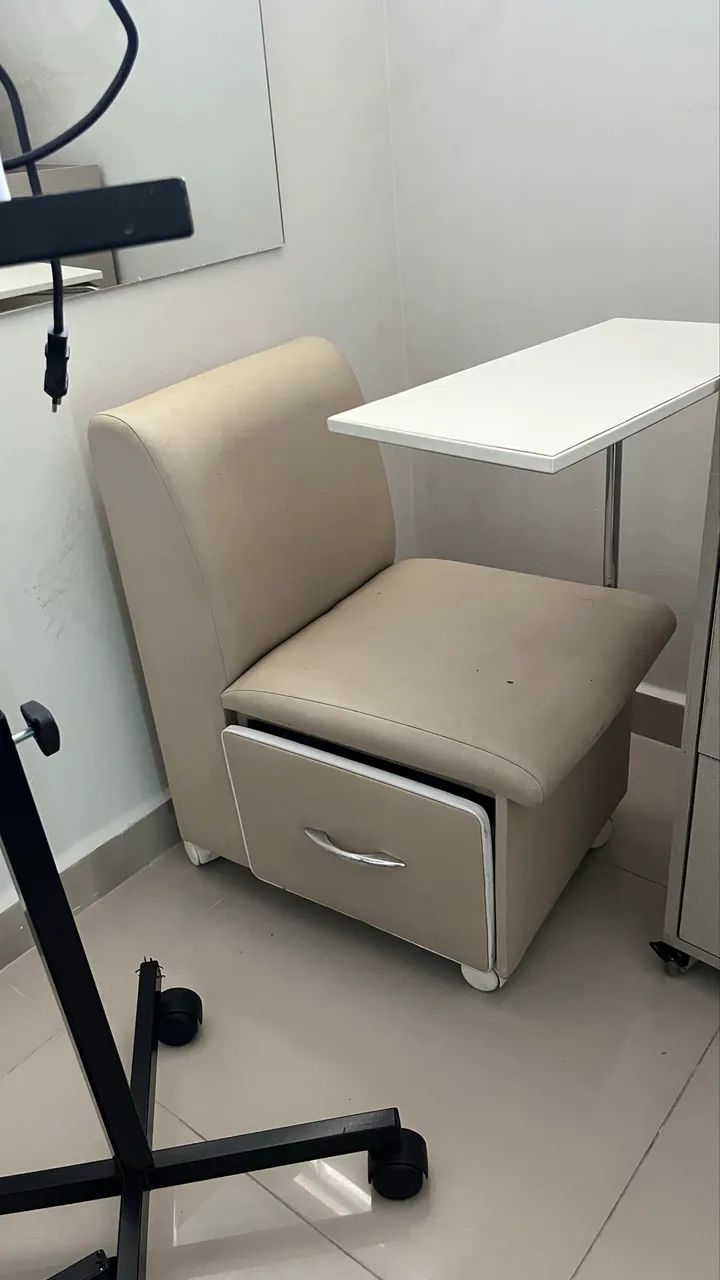 Ciranda / cadeira de Manicure Completa com Gaveta Auxiliar - Foto 5
