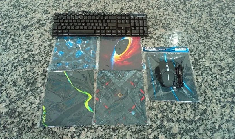 Kit Gamer - Teclado e Mouse RGB - Pad Mouse - Foto 5