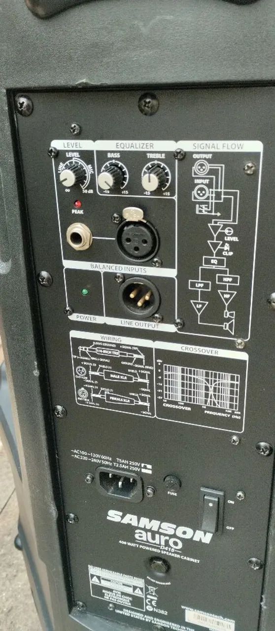 Caixa SAMSON AURO D415 ( PREÇO DO PAR) - Foto 3