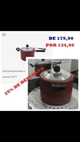 Panelas antiaderente Chilli marca Tok&Stok