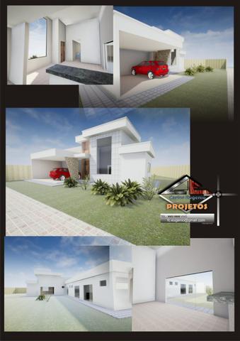 Maravilhosa casa 3 suítes, 2 garagens cobertas, condomínio estância Quintas da alvorada - Foto 3