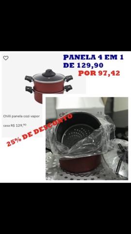 Panelas antiaderente Chilli marca Tok&Stok - Foto 4