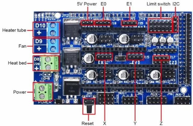 COD-AM270 Shield Ramps 1.6 Impressora 3d Reprap Arduino Automação Robotica