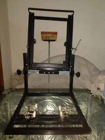 Máquina De Silk Cilíndrica e Mesa de Revelação - Foto 2