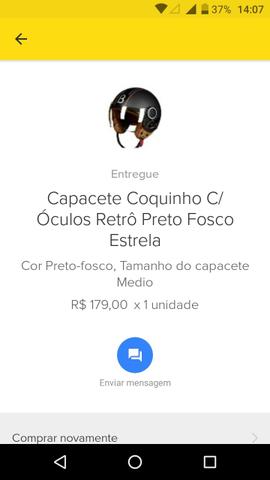 Capacete coquinho tamanho medio - Foto 4