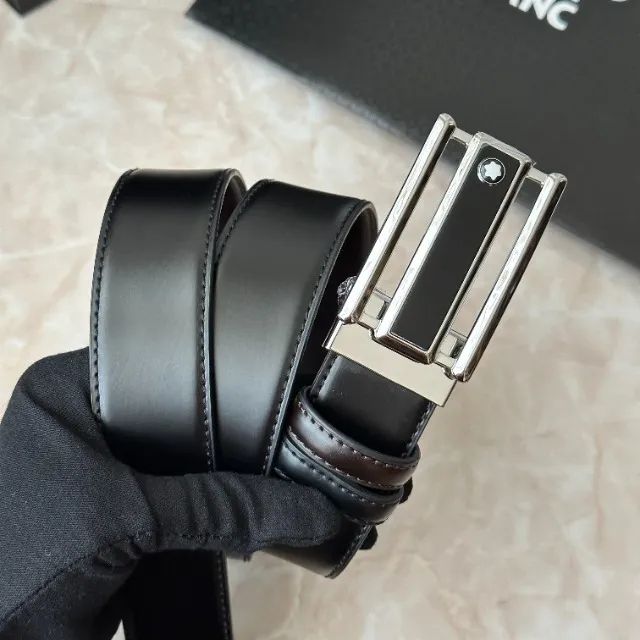 Cinto masculino cintos de luxo - Foto 2
