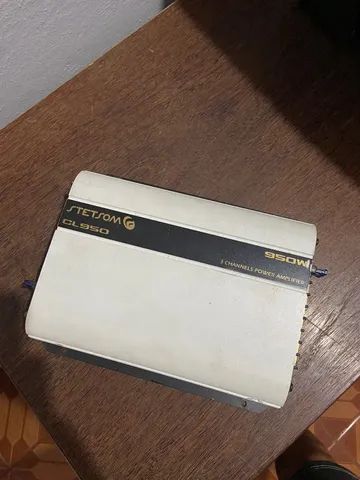 Módulo CL950 4 Ohms 173W RMS 3 Canais Stetsom + 2 Auto Falantes 60w Bomber Brinde