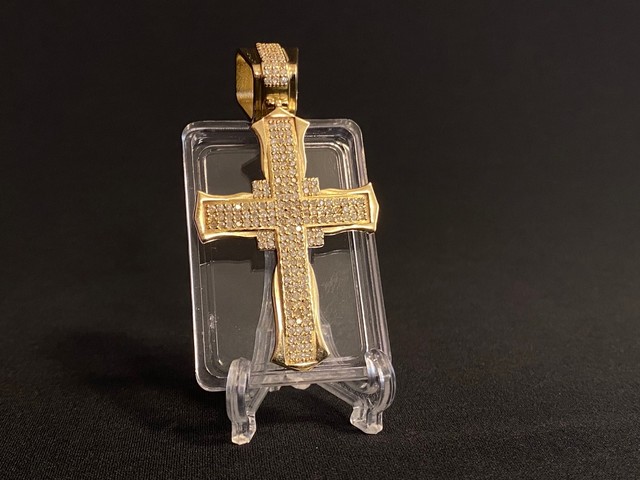 Pingente Crucifixo em Ouro 18K 750 - Foto 4