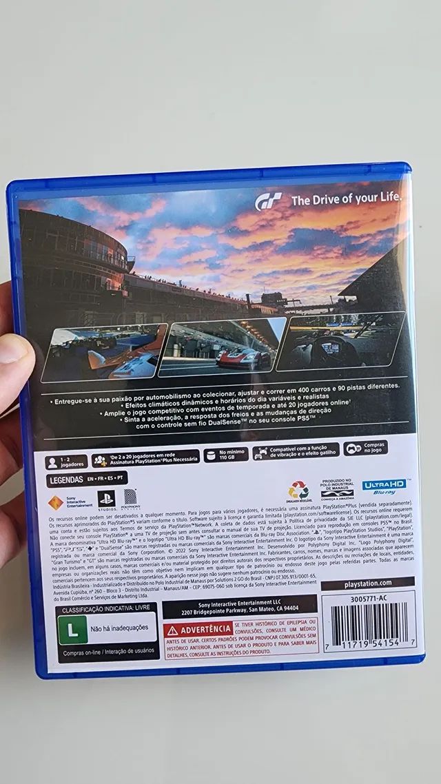 Gran Turismo 7 Ps5 Br Midia Fisica