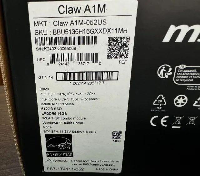 Console MSI Claw  - Foto 5