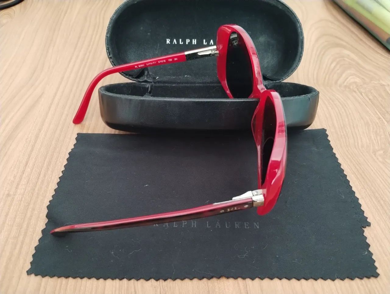 Ralph Lauren ORIGINAL - Óculos Oversize Vermelho e Tartaruga  - Foto 5