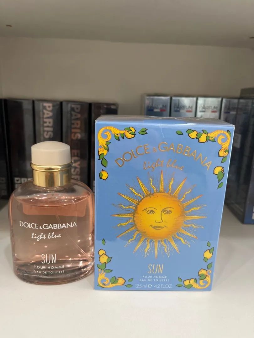 Perfume Dolce Gabbana Light Blue Sun 125ml Masculino Beleza