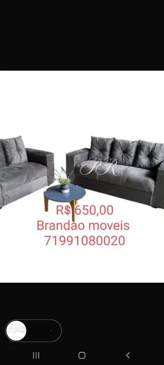 Sofa bicamas R$ 380,00 Camas de casal R$ 380,00 popular ótima espuma fotos ilustrativas - Foto 4