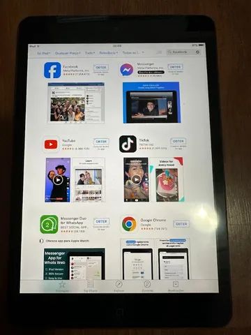 IIpad mini sim chip 32gb wi-fi preto black perfeito com capa flip carteira nova gratis  - Foto 5