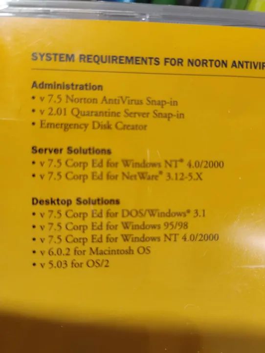 Cd Norton Antivirus vírus lacrado. - Foto 4