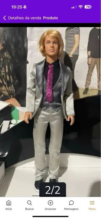 boneco ken - barbie moda e magia
