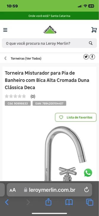 Chuveiro+ Torneira completa Deca - Foto 3