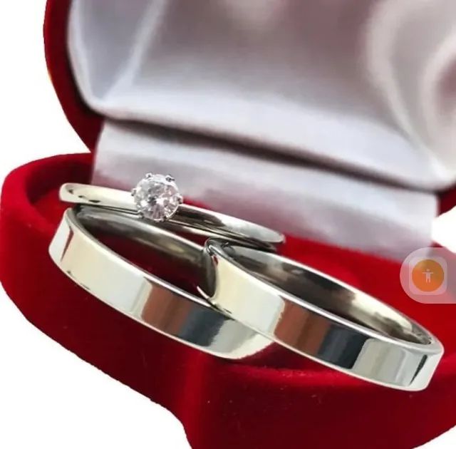 Aliança de namoro noivado e casamento  - Foto 3