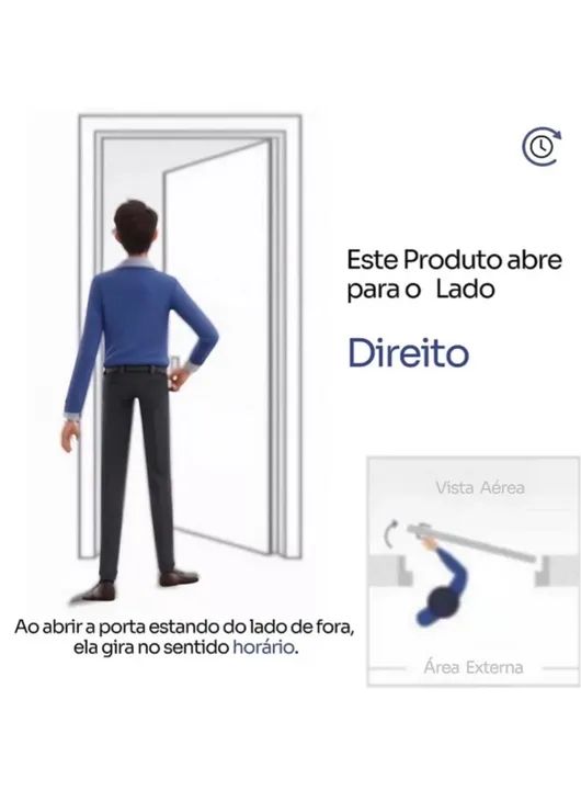 Kit Porta de Madeira 210x72cm Batente 9,5cm Lisa Primer Uniportas - Foto 3